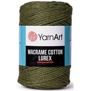 Yarn Art Macrame Cotton Lurex 741 khaki